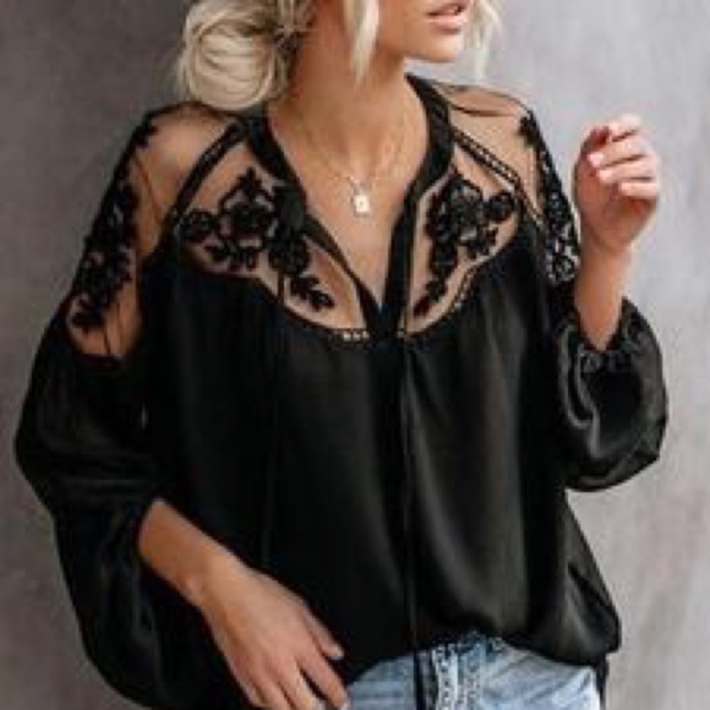 Brand New Beautiful Boho lace Top